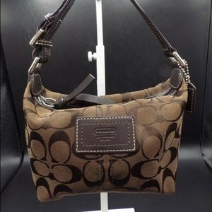 Vintage Coach mini hobo bag